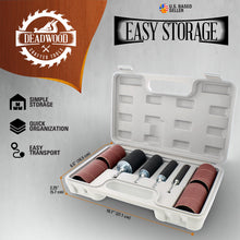 Load image into Gallery viewer, Sanding Drum Kit Rubber Sanding Drums and Spindle Sander Sleeves 20pc