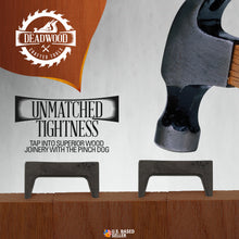 Load image into Gallery viewer, Wood Clamp 1.5” Inch Pinch Dog 10pc Set Woodworking Glue Up Pinch Dogs