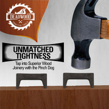 Load image into Gallery viewer, Wood Clamp 2” Inch Pinch Dog 10pc Set Woodworking Glue Up Pinch Dogs