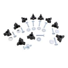 Load image into Gallery viewer, 3 Star Knobs Kit 10pk 1/4in-20 Threaded Jig Knobs and Bolts