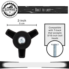 Load image into Gallery viewer, 3 Star Knobs Kit 10pk 5/16in-18 Threaded Jig Knobs and Bolts