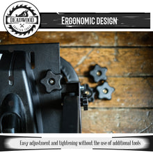 Load image into Gallery viewer, Star Knobs 5pk 1/4”-20 Clamping Knob Threaded Knobs, T Knob, Jig Knobs