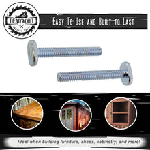 Load image into Gallery viewer, Tee Bolt Set – 20 Pc 1-3/4” Inch T Bolts Woodworking, 1/4" Inch Thread