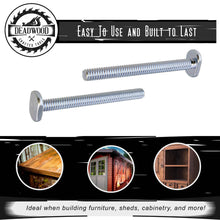 Load image into Gallery viewer, Tee Bolt Set – 20 Pc 2-1/2” Inch T Bolts Woodworking, 1/4" Inch Thread
