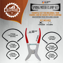 Load image into Gallery viewer, Spring Miter Clamps & Pliers Tool Set for Corner Molding, Trim, Frame