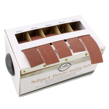 Load image into Gallery viewer, Sand Paper Variety Pack 5-Piece Aluminum Oxide Sandpaper & Dispenser