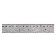 Load image into Gallery viewer, Machinist Ruler 6in Metric and SAE Stainless Steel Engineering Ruler