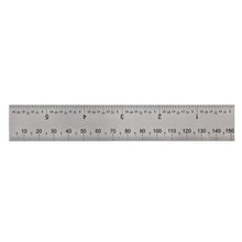 Load image into Gallery viewer, Machinist Ruler 6in Metric and SAE Stainless Steel Engineering Ruler