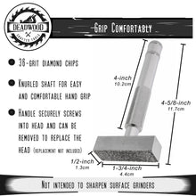 Load image into Gallery viewer, Diamond Stone Grinding Wheel Dresser Tool 36 Grit Head with Handle