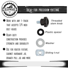 Load image into Gallery viewer, Jig Woodworking Hardware Kit – 24 Pc Kit w/ Threaded Knobs + T-Nuts