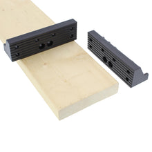 Load image into Gallery viewer, Wide Jaw Clamping Set 2pc Vice Jaws 4in Non-Marring Soft Bench Clamp