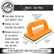 Load image into Gallery viewer, Wood Jointer Table Saw Cutting Push Up Stick Block 2-Pack Set Blocks