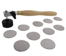 Load image into Gallery viewer, Wood Bowl Sanding Tool and 2” Inch Small Round Abrasive Sand Pad Discs