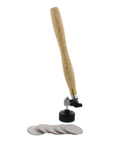 Load image into Gallery viewer, Wood Bowl Sanding Tool and 2” Inch Small Round Abrasive Sand Pad Discs