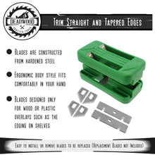 Load image into Gallery viewer, Wood Veneer Double Edge Banding Trimmer for 1/2" to 1” Inch Edges