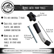 Load image into Gallery viewer, T Slot Clamp Set – 5/16” Inch T Bolt Hold Down Clamp Kit, 2 Pack