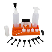 Load image into Gallery viewer, Wood Glue Applicator Complete Kit Glue Dispenser Bottles, Roller, Tips