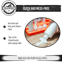 Load image into Gallery viewer, Wood Glue Applicator Complete Kit Glue Dispenser Bottles, Roller, Tips