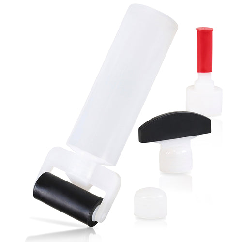 Wood Glue Spreading Kit – 8 oz Bottle with Roller Applicator & Nozzles