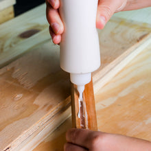 Load image into Gallery viewer, Wood Glue Spreading Kit – 8 oz Bottle with Roller Applicator &amp; Nozzles
