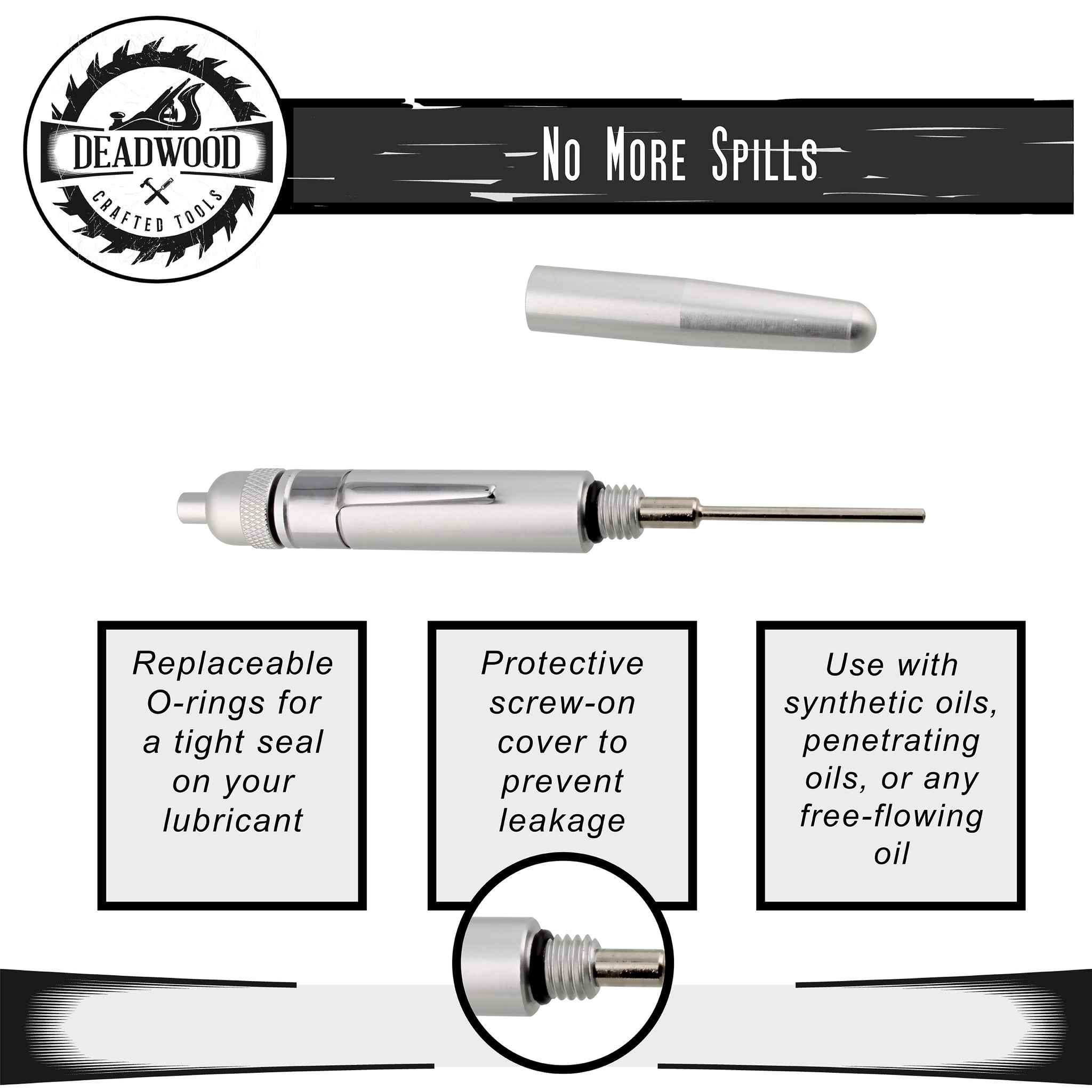 Precisie Druppelende Olie Pen Aluminiumlegering Applicator Brengt Precisie Druppelende Olie Pen Aluminiumlegering Applicator Brengt
