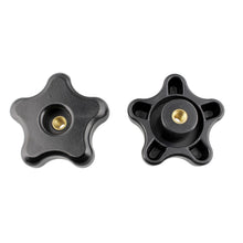 Load image into Gallery viewer, Star Knobs 5pk 1/4”-20 Clamping Knob Threaded Knobs, T Knob, Jig Knobs
