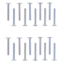 Load image into Gallery viewer, Tee Bolt Set – 20 Pc 2-1/4” Inch T Bolts Woodworking, 1/4&quot; Inch Thread
