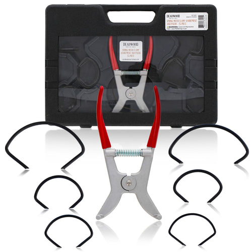 Spring Miter Clamps & Pliers Tool Set for Corner Molding, Trim, Frame