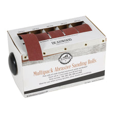 Load image into Gallery viewer, Sand Paper Variety Pack 5-Piece Aluminum Oxide Sandpaper &amp; Dispenser
