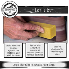 Load image into Gallery viewer, Abrasive Belt Cleaner – 4.5” Inch Belt Sander Abrasive Cleaning Stick
