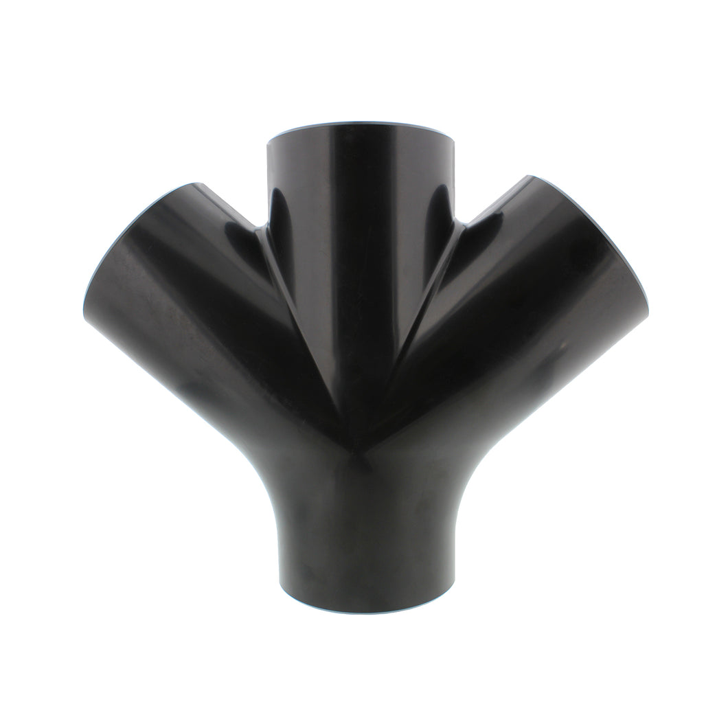 3-Way Dust Collection Junction 4” Inch Hose Coupler Y Fitting