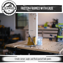 Load image into Gallery viewer, Pocket Hole Jig Clamp Joinery 42pc Joint Angle Carpentry Locator
