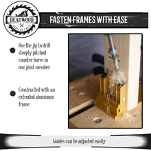 Load image into Gallery viewer, Pocket Hole Jig Clamp Joinery 42pc Joint Angle Carpentry Locator
