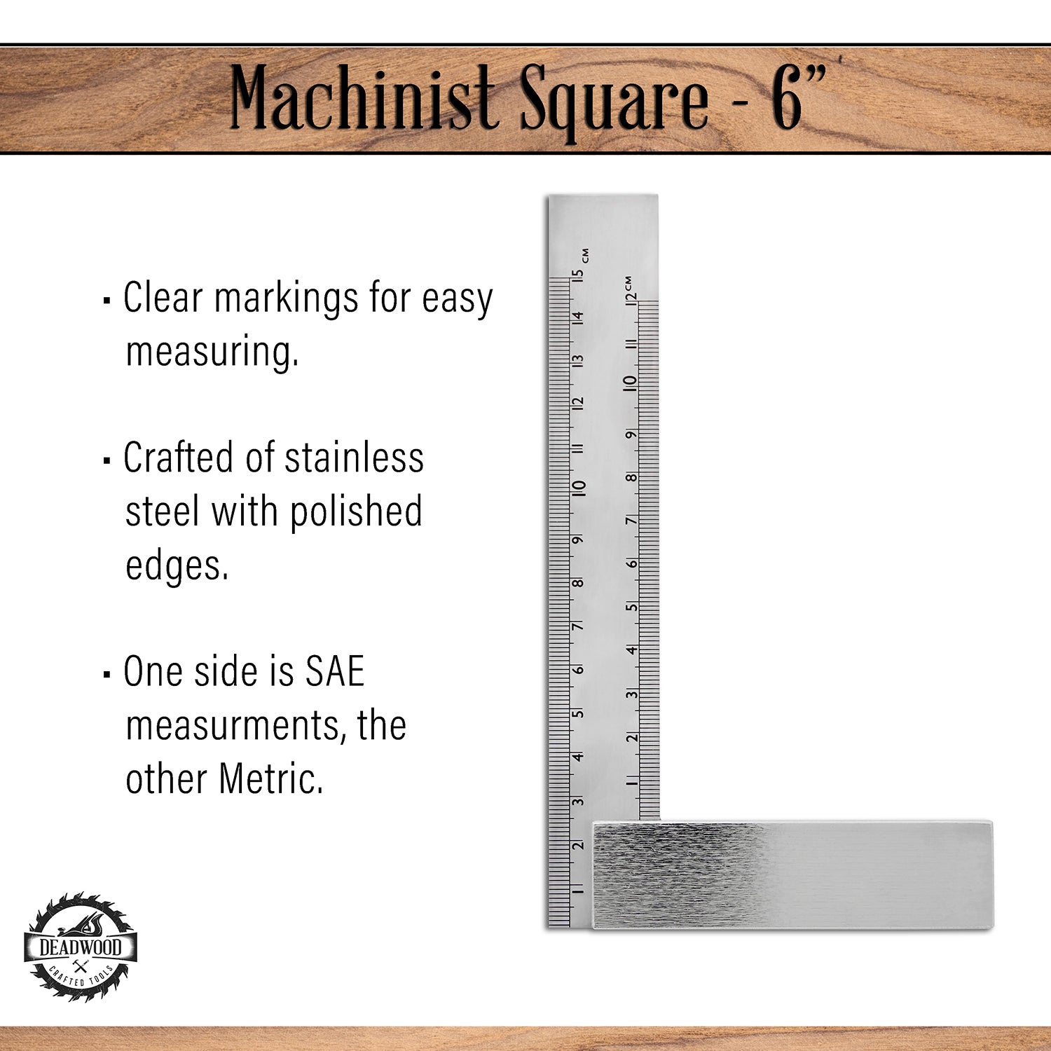 Engineer Square - Precision Square Steel Square Set 6 Inches ...