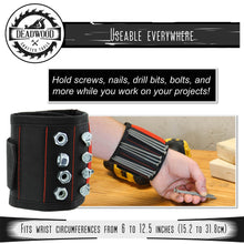 Load image into Gallery viewer, Magnetic Wristband - Wrist Magnetic Tool Holder Magnet Bracelet
