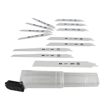 Load image into Gallery viewer, Reciprocating Saw Blades Set 12pc Reciprocal Pruning Rigid Blade Pack
