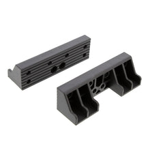 Load image into Gallery viewer, Wide Jaw Clamping Set 2pc Vice Jaws 4in Non-Marring Soft Bench Clamp
