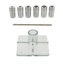Load image into Gallery viewer, Drill Bit Guide Centering Punch Center Drilling Set with SAE Bushings
