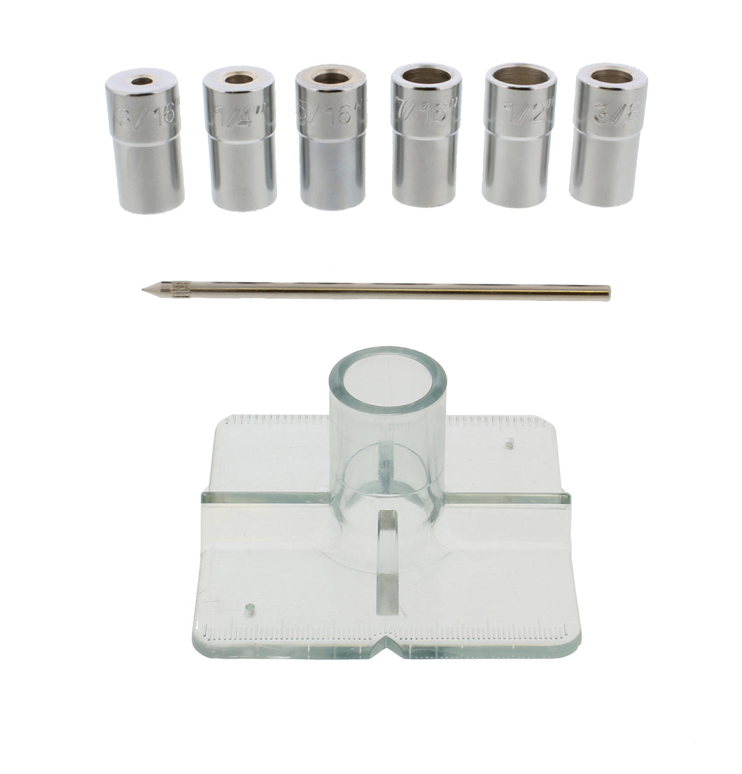 Drill Bit Guide Centering Punch Center Drilling Set with SAE Bushings