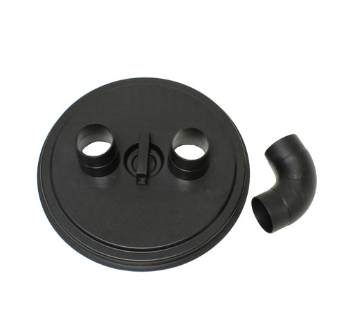 Cyclone Wood Saw Dust Collection Separator Garbage Trash Can Lid