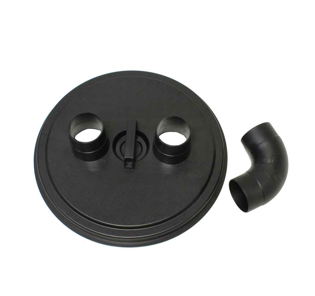 Cyclone Wood Saw Dust Collection Separator Garbage Trash Can Lid