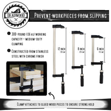 Load image into Gallery viewer, Sliding Arm Bar Clamp Set 12pc Spring and F Clamps Woodworking Clamps
