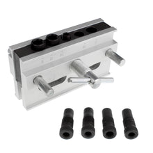 Load image into Gallery viewer, Woodworking Dowel Jig Tool with 6 Doweling Jig Bushings
