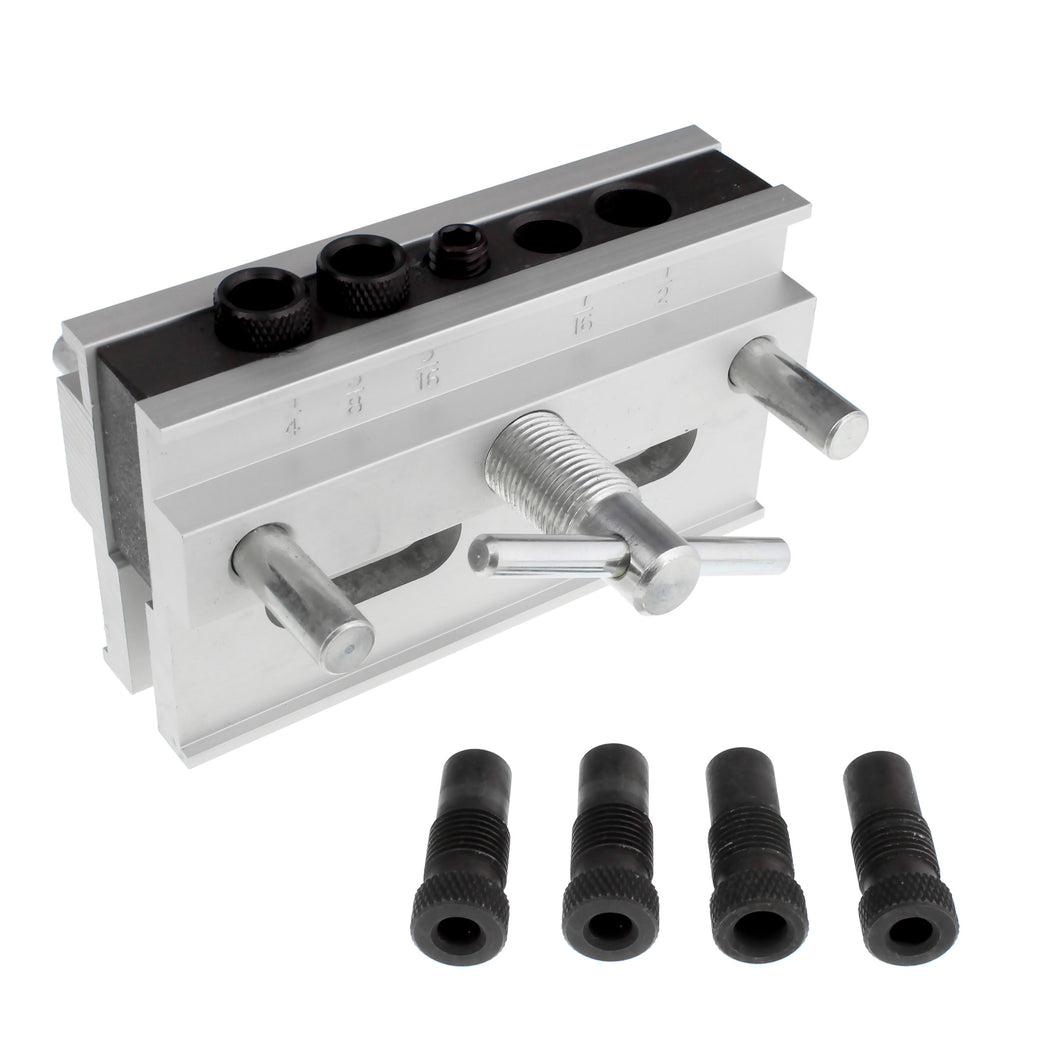 Woodworking Dowel Jig Tool with 6 Doweling Jig Bushings